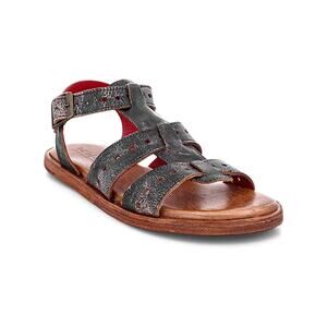 BEDSTÜ Sue Sandal Genuine Leather Unique and Imperfect Leather Sz. 10